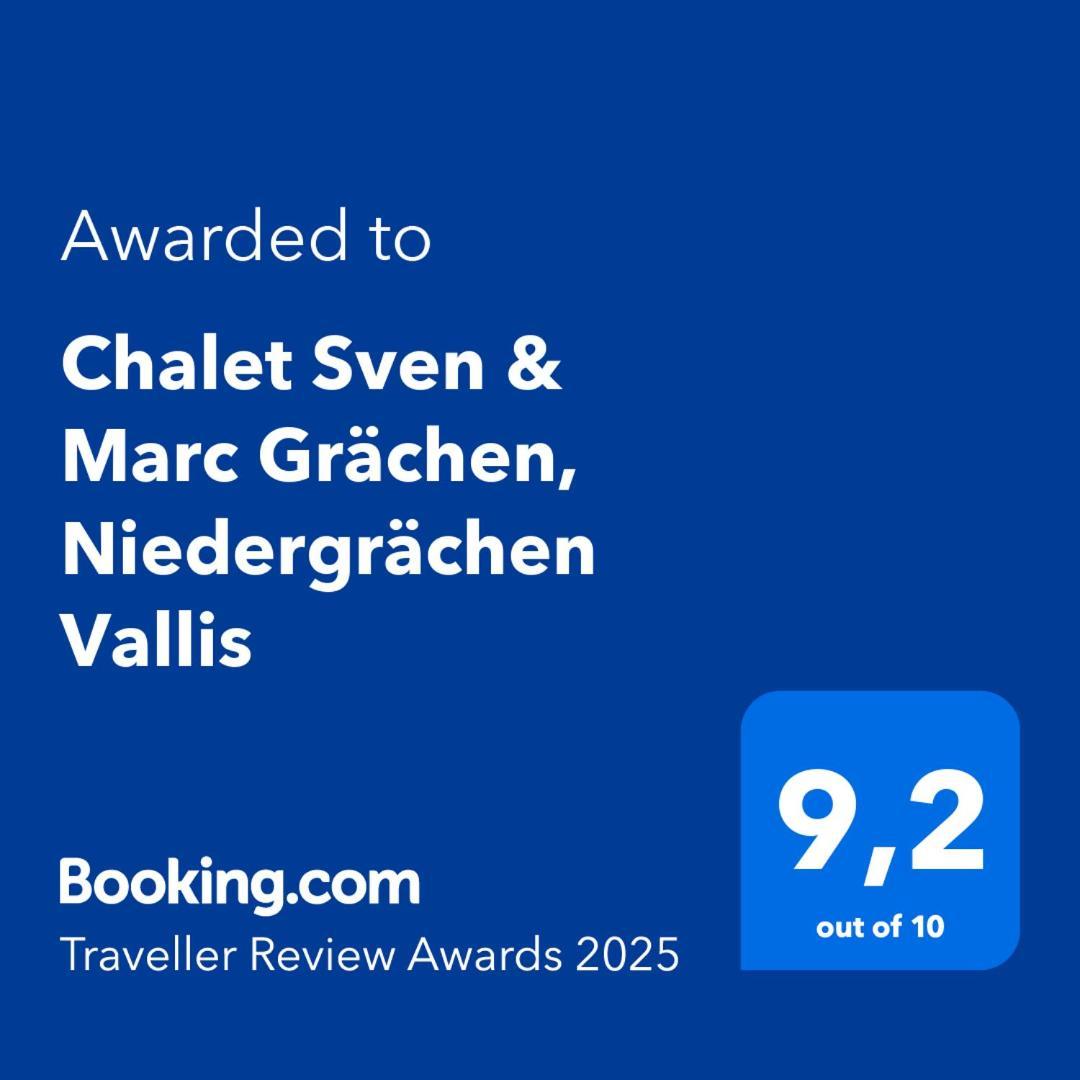 Chalet Sven & Marc Graechen, Niedergraechen Vallis ザンクト・ニクラウス エクステリア 写真